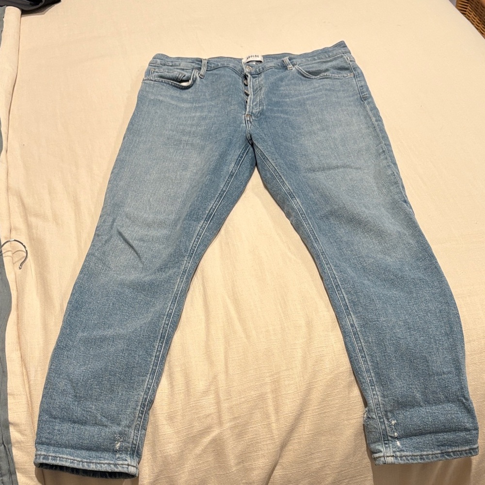 Agolde Light Blue Ankle Jeans